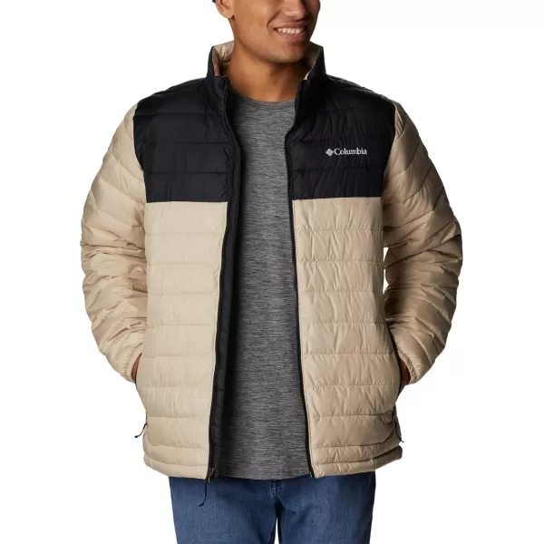 imageColumbia Mens Powder Lite JacketAncient FossilBlack