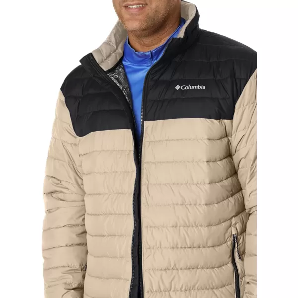 imageColumbia Mens Powder Lite JacketAncient FossilBlack