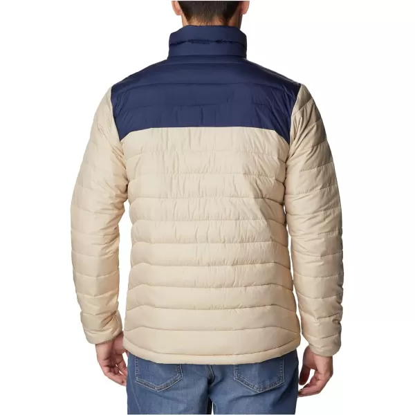 imageColumbia Mens Powder Lite JacketAncient FossilCollegiate Navy