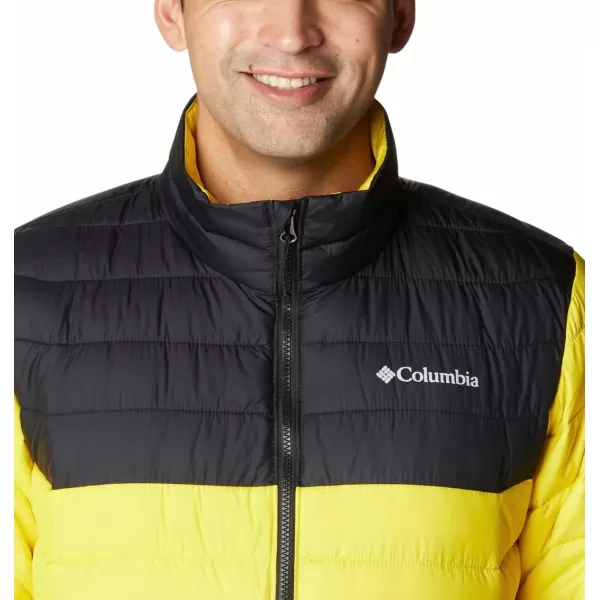 imageColumbia Mens Powder Lite JacketLaser LemonBlack