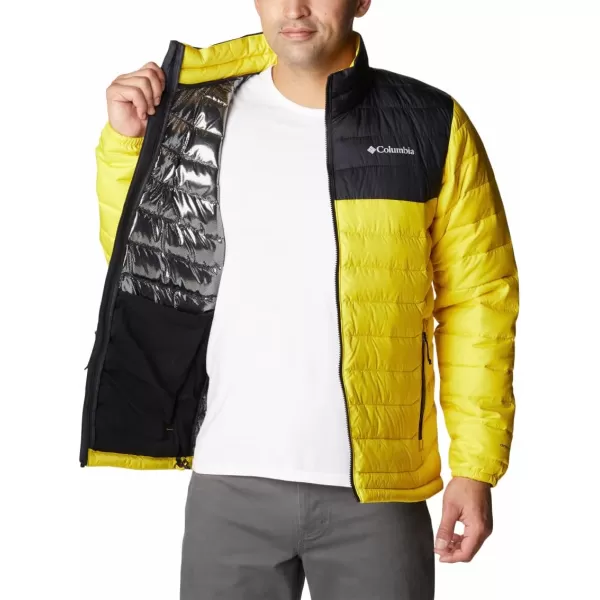 imageColumbia Mens Powder Lite JacketLaser LemonBlack