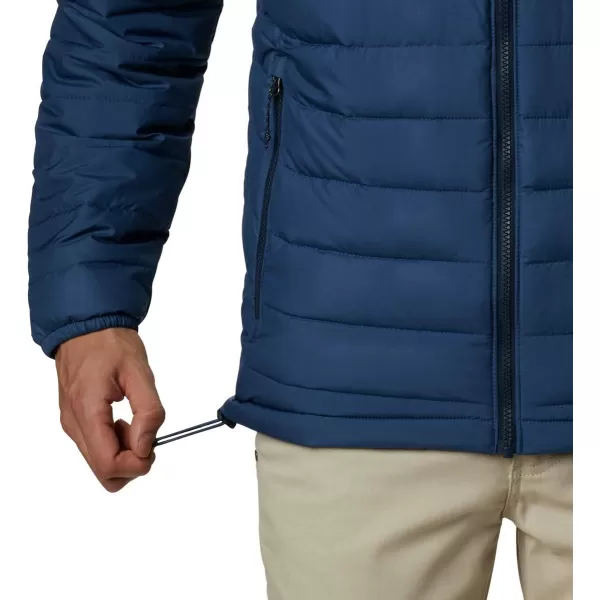 imageColumbia Mens Powder Lite JacketNight Tide  Collegiate Navy