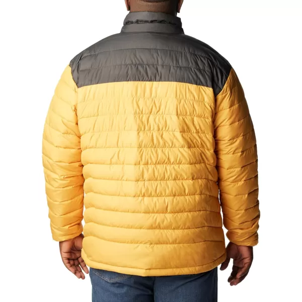 imageColumbia Mens Powder Lite JacketRaw Honey  Shark