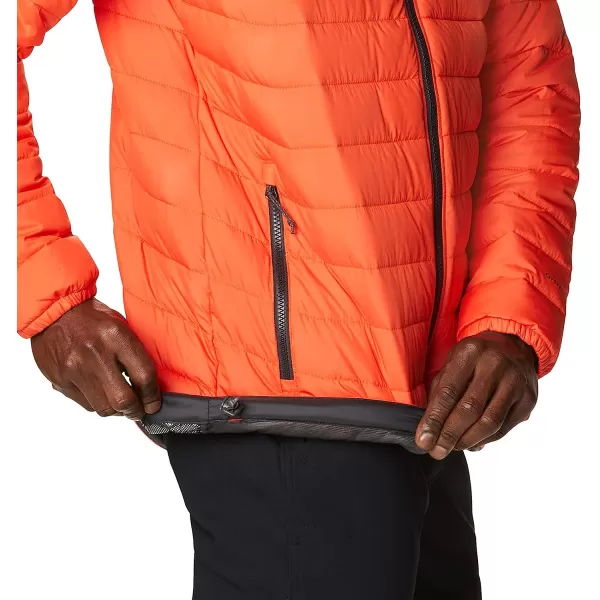imageColumbia Mens Powder Lite JacketRed QuartzShark
