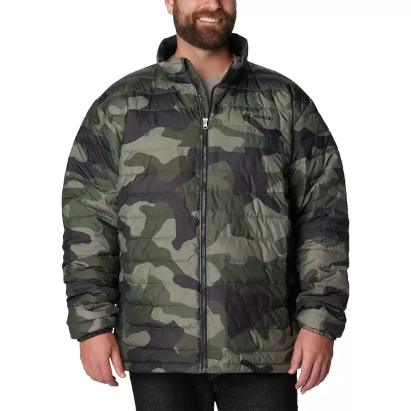 imageColumbia Mens Powder Lite JacketStone Green Mod Camo Print