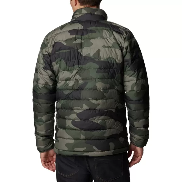 imageColumbia Mens Powder Lite JacketStone Green Mod Camo Print