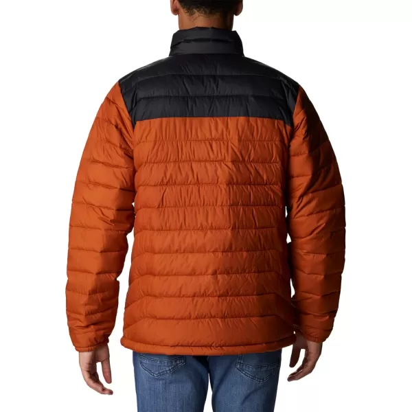 imageColumbia Mens Powder Lite JacketWarm CopperBlack