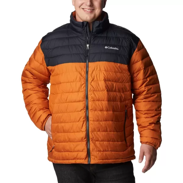 imageColumbia Mens Powder Lite JacketWarm CopperBlack