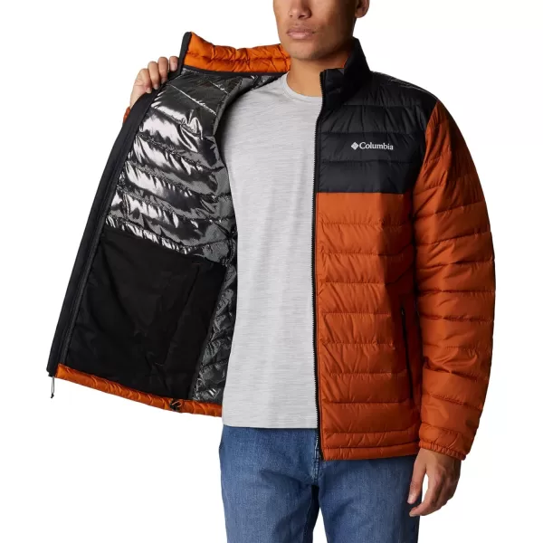 imageColumbia Mens Powder Lite JacketWarm CopperBlack