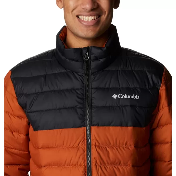 imageColumbia Mens Powder Lite JacketWarm CopperBlack
