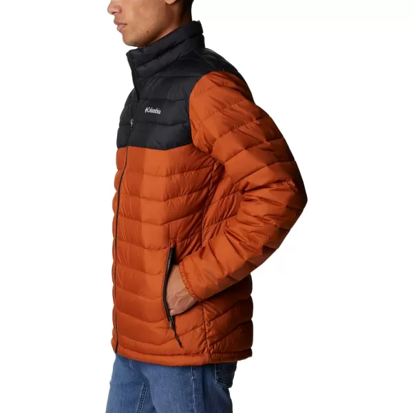 imageColumbia Mens Powder Lite JacketWarm CopperBlack