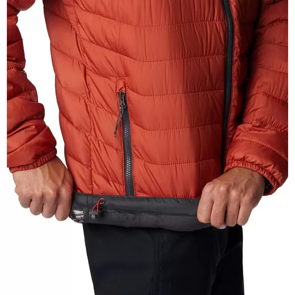 imageColumbia Mens Powder Lite JacketWarp Red Shark
