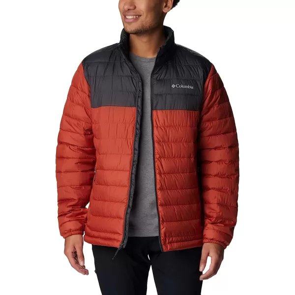 imageColumbia Mens Powder Lite JacketWarp Red Shark