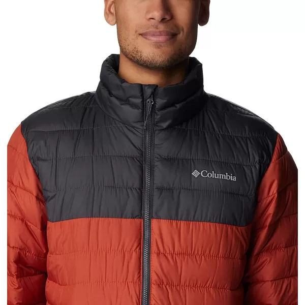 imageColumbia Mens Powder Lite JacketWarp Red Shark