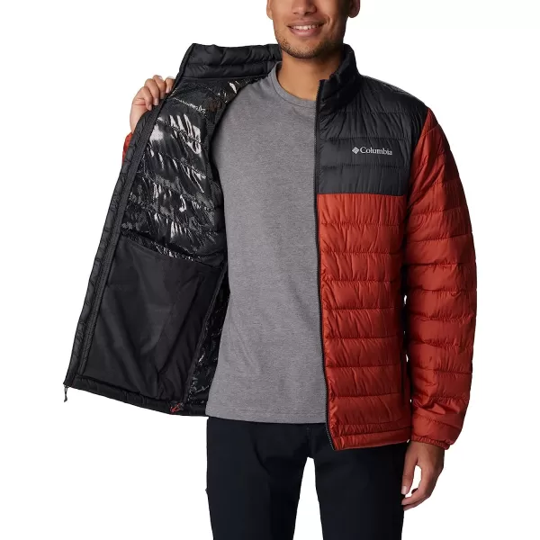 imageColumbia Mens Powder Lite JacketWarp Red Shark