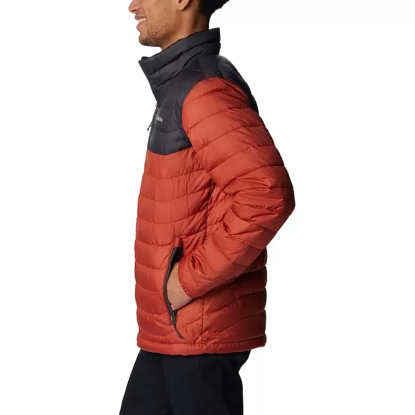 imageColumbia Mens Powder Lite JacketWarp Red Shark