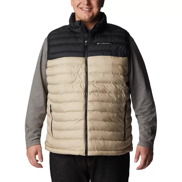 imageColumbia Mens Powder Lite VestAncient FossilBlack