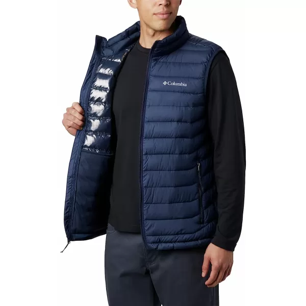 imageColumbia Mens Powder Lite VestCollegiate Navy