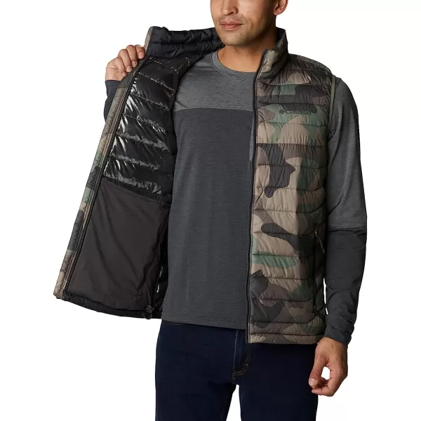 imageColumbia Mens Powder Lite VestCypress Mod Camo Print