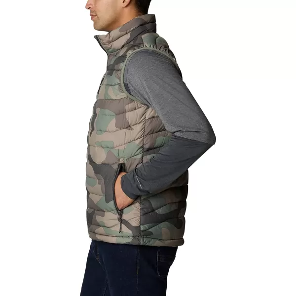imageColumbia Mens Powder Lite VestCypress Mod Camo Print