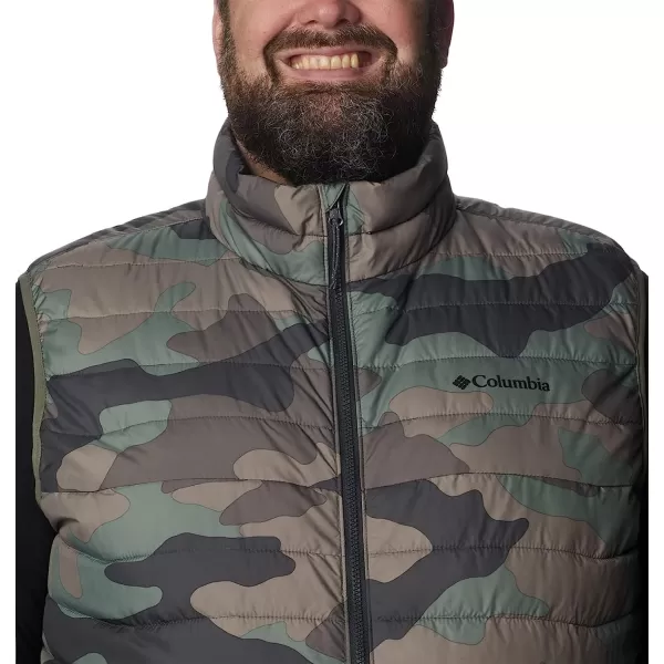 imageColumbia Mens Powder Lite VestCypress Mod Camo Print