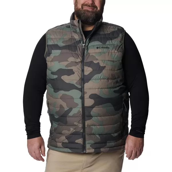 imageColumbia Mens Powder Lite VestCypress Mod Camo Print