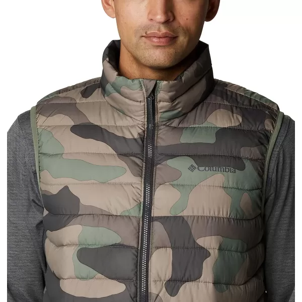 imageColumbia Mens Powder Lite VestCypress Mod Camo Print
