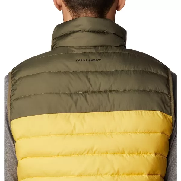 imageColumbia Mens Powder Lite VestGolden NuggetStone Green