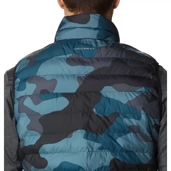 imageColumbia Mens Powder Lite VestMetal Mod Camo Print