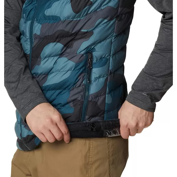 imageColumbia Mens Powder Lite VestMetal Mod Camo Print