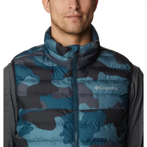 imageColumbia Mens Powder Lite VestMetal Mod Camo Print
