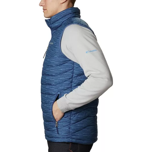 imageColumbia Mens Powder Lite VestNight Tide Columns