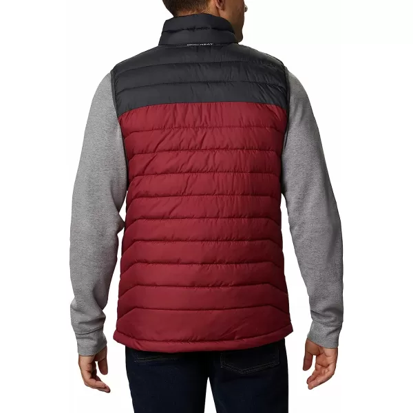 imageColumbia Mens Powder Lite VestRed JasperShark
