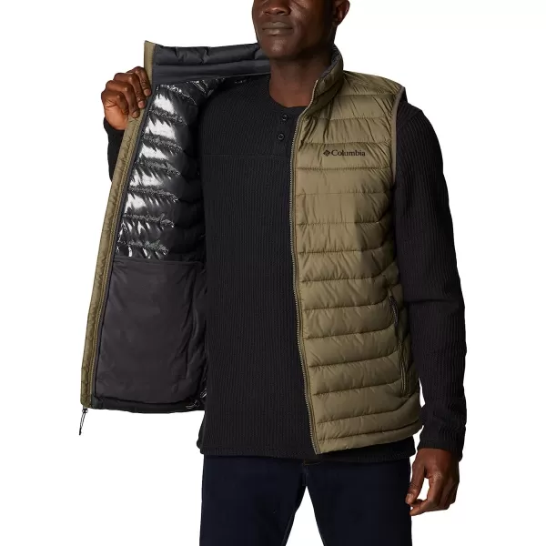 imageColumbia Mens Powder Lite VestStone Green