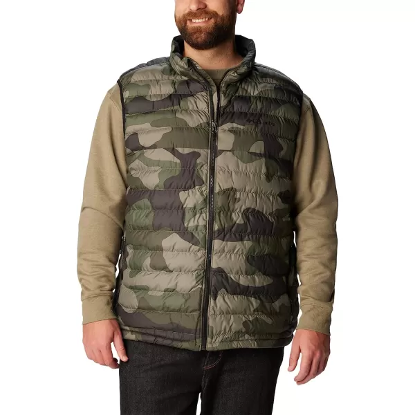 imageColumbia Mens Powder Lite VestStone Green Mod Camo Print