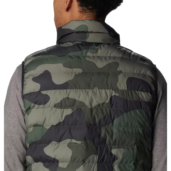imageColumbia Mens Powder Lite VestStone Green Mod Camo Print