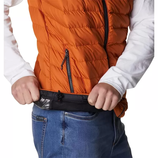 imageColumbia Mens Powder Lite VestWarm CopperBlack