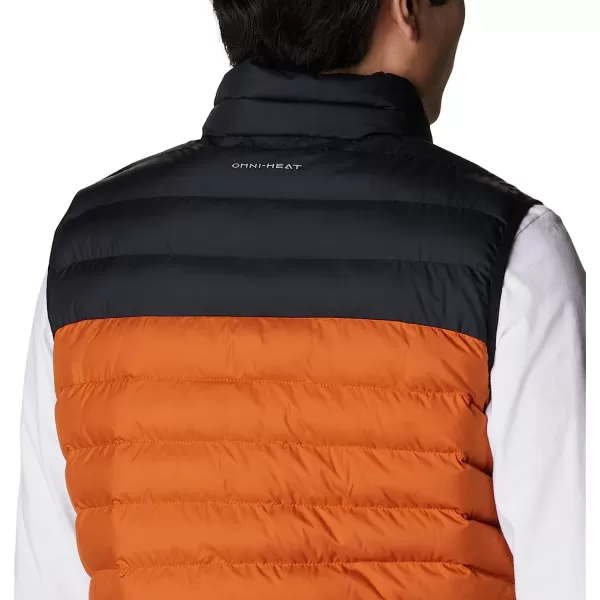 imageColumbia Mens Powder Lite VestWarm CopperBlack