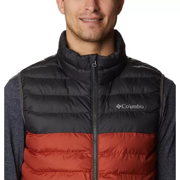 imageColumbia Mens Powder Lite VestWarp Red Shark
