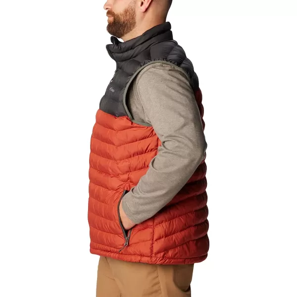 imageColumbia Mens Powder Lite VestWarp Red Shark
