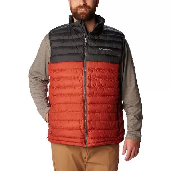 imageColumbia Mens Powder Lite VestWarp Red Shark