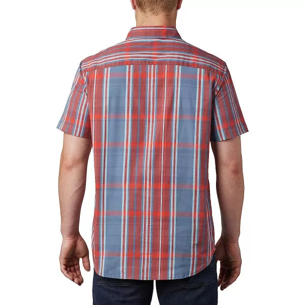 imageColumbia Mens Rapid Rivers Ii Short Sleeve ShirtCarnelian Red Large Plaid