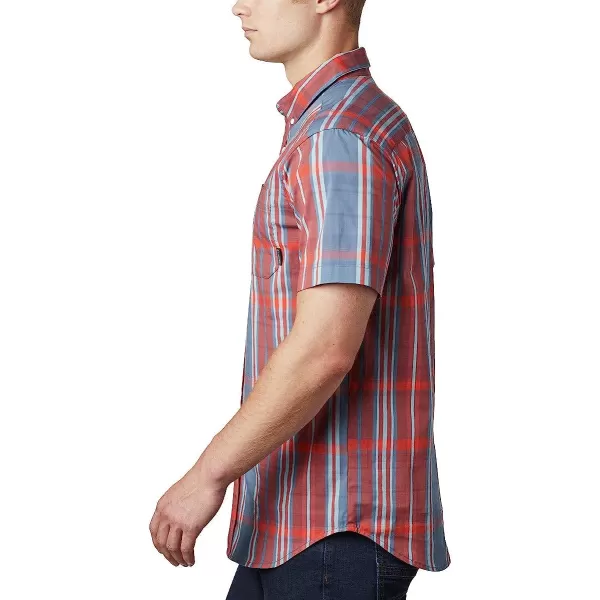 imageColumbia Mens Rapid Rivers Ii Short Sleeve ShirtCarnelian Red Large Plaid