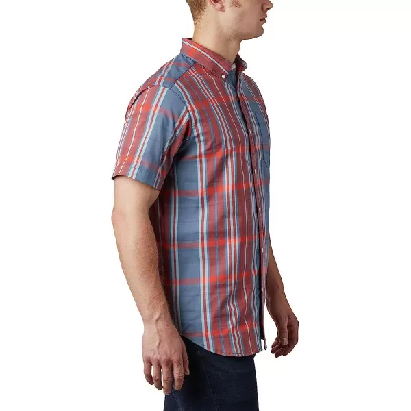 imageColumbia Mens Rapid Rivers Ii Short Sleeve ShirtCarnelian Red Large Plaid