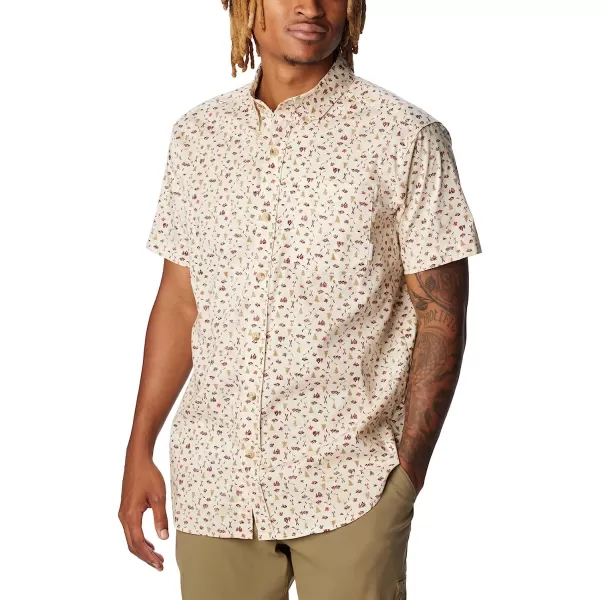 imageColumbia Mens Rapid Rivers Ii Short Sleeve ShirtChalkMakin Tracks Print