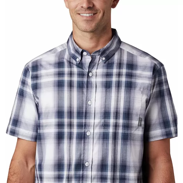 imageColumbia Mens Rapid Rivers Ii Short Sleeve ShirtCollegiate Navy Ombre Plaid