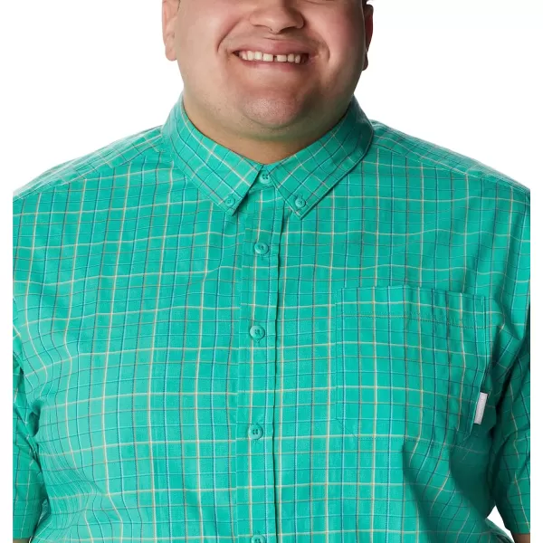 imageColumbia Mens Rapid Rivers Ii Short Sleeve ShirtElectric Turquoise Grid