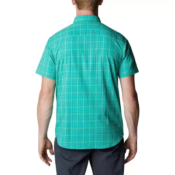 imageColumbia Mens Rapid Rivers Ii Short Sleeve ShirtElectric Turquoise Grid