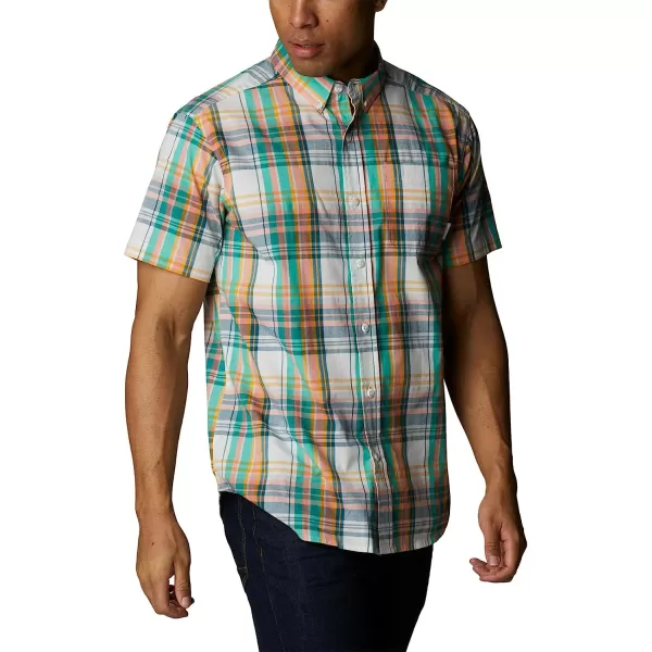 imageColumbia Mens Rapid Rivers Ii Short Sleeve ShirtElectric Turquoise Multi Madras