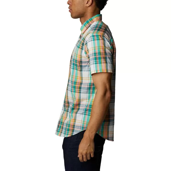 imageColumbia Mens Rapid Rivers Ii Short Sleeve ShirtElectric Turquoise Multi Madras
